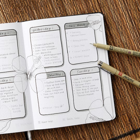 Micron® Fine & Bold Line Light Cool Gray Pen Set